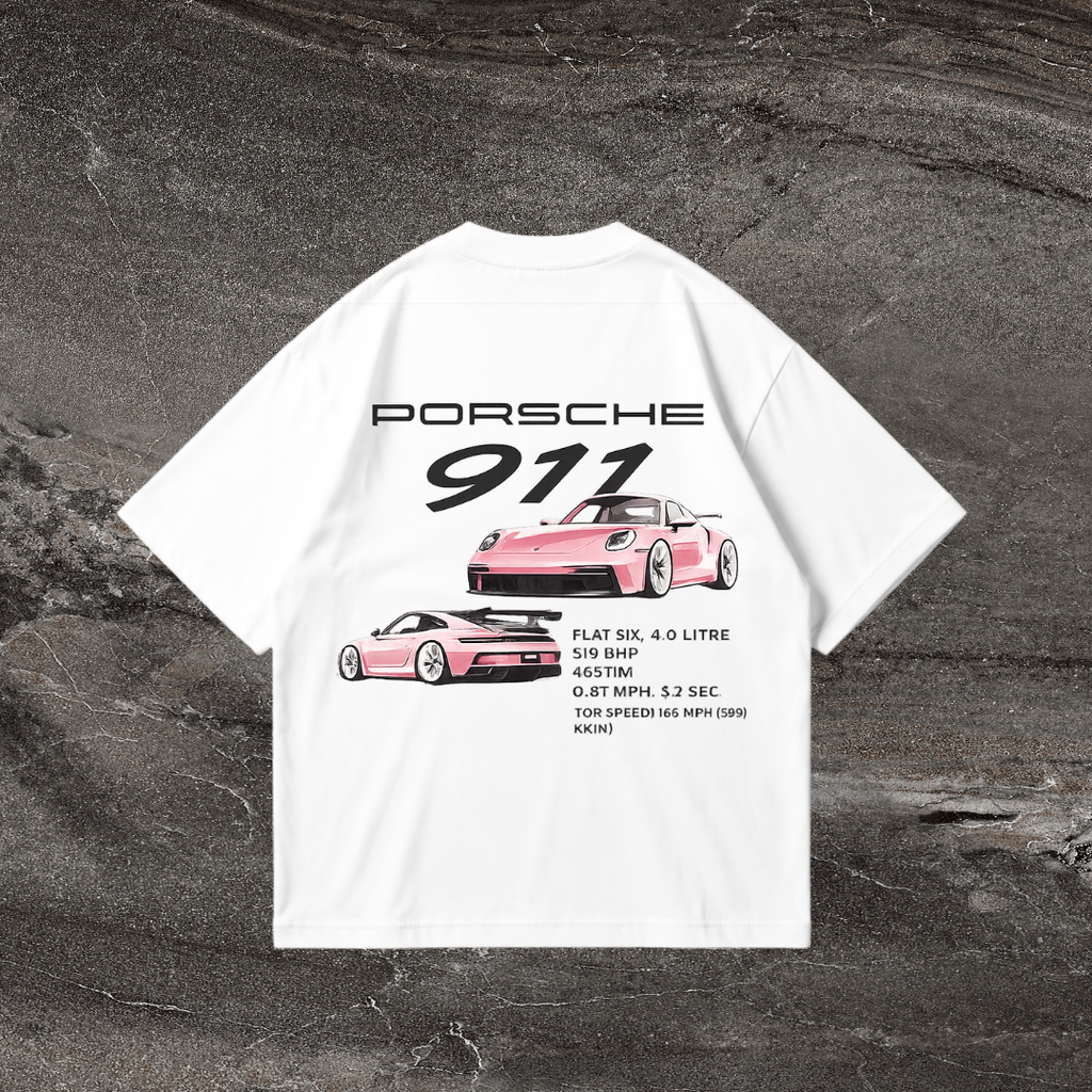 Pink Porsche tee