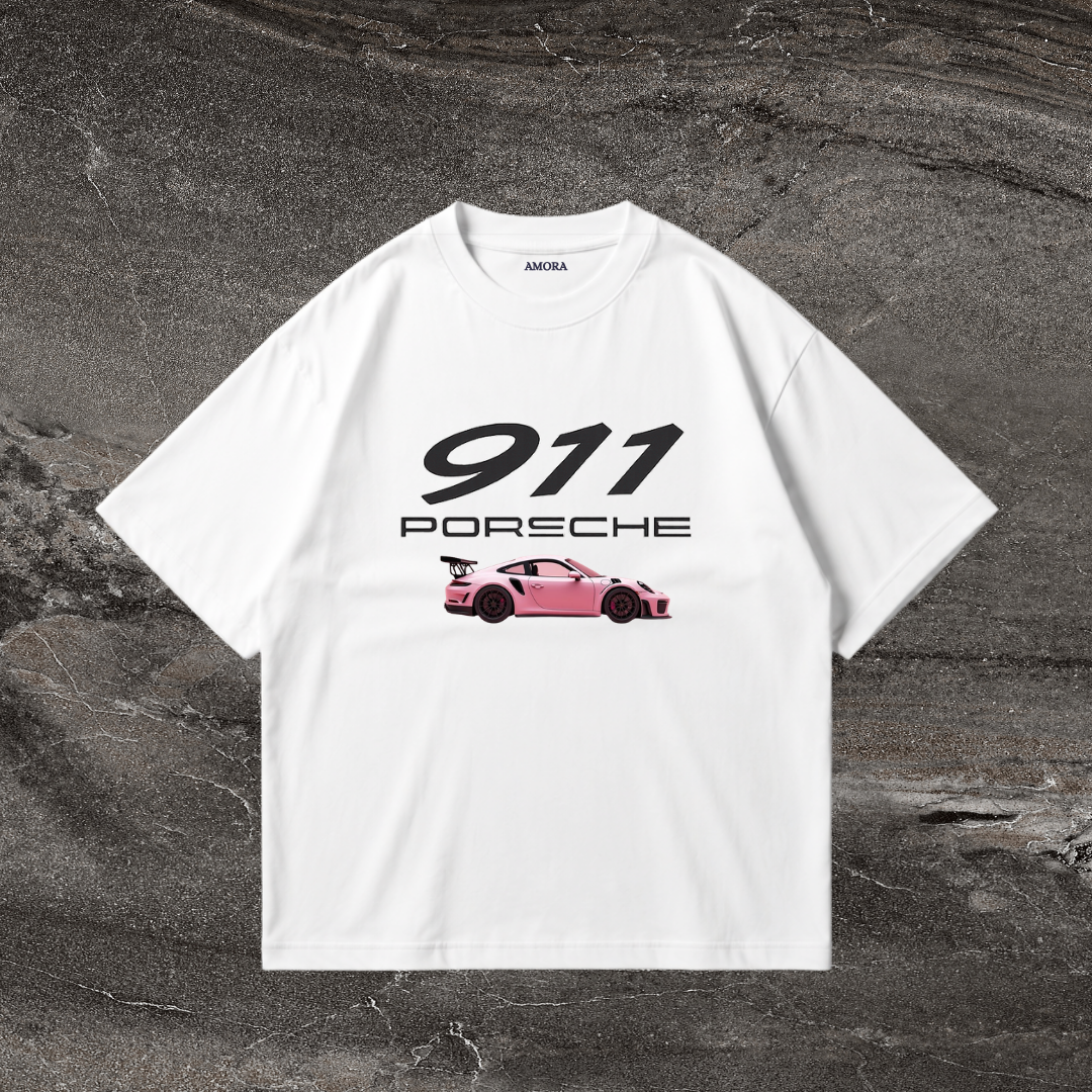 Pink Porsche tee